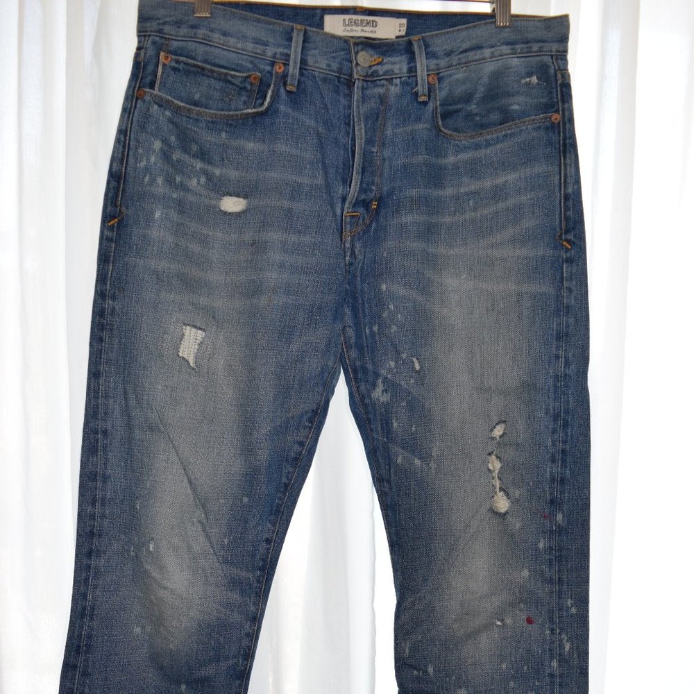 Distressed Selvedge Lucky Brand LEGEND 121 Jeans